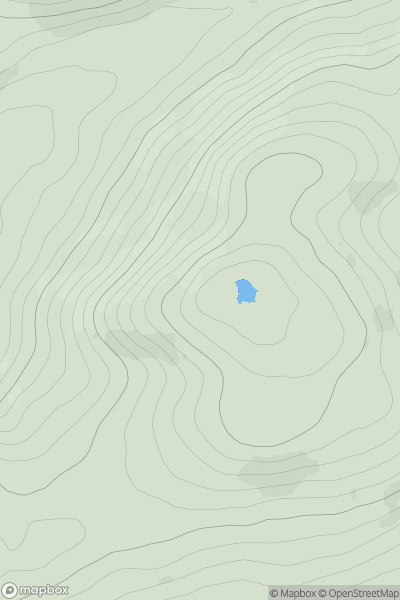 Thumbnail image for Cruach na Miol (Croaghnameal) showing contour plot for surrounding peak