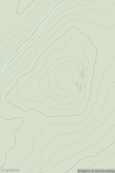 Thumbnail image for Loughaskerry showing contour plot for surrounding peak