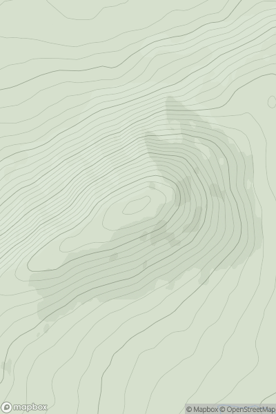 Thumbnail image for Laghta Eighter Hill showing contour plot for surrounding peak