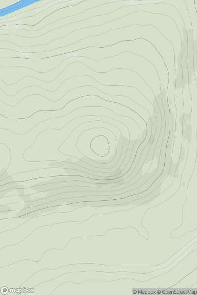 Thumbnail image for Kilmacomma Hill showing contour plot for surrounding peak