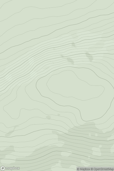 Thumbnail image for Eskaheen Mountain (Sliabh Uisce Chaoin) showing contour plot for surrounding peak