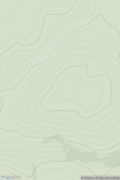 Thumbnail image for Kilnamanagh Hill showing contour plot for surrounding peak