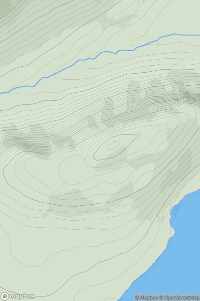 Thumbnail image for An Mam (Maum) showing contour plot for surrounding peak