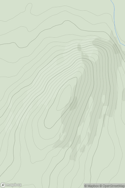 Thumbnail image for Muckanagh Hill showing contour plot for surrounding peak