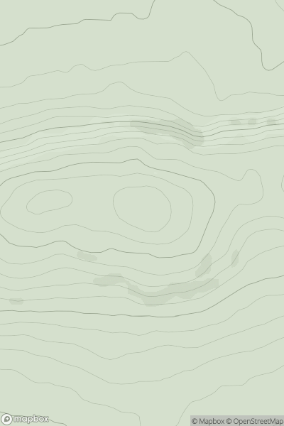 Thumbnail image for Duntryleague Hill showing contour plot for surrounding peak