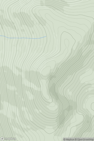 Thumbnail image for Arenig Fawr showing contour plot for surrounding peak