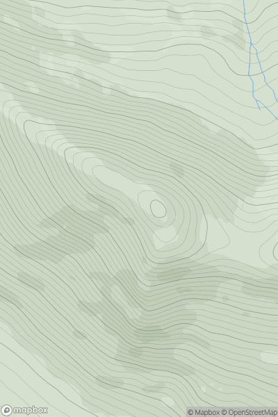 Thumbnail image for Ben Goram (An Bhinn Ghorm) showing contour plot for surrounding peak