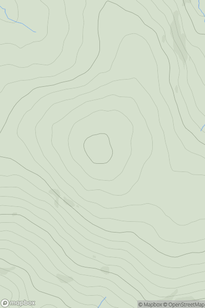 Thumbnail image for Knocknagun (Cnoc na gCon) showing contour plot for surrounding peak