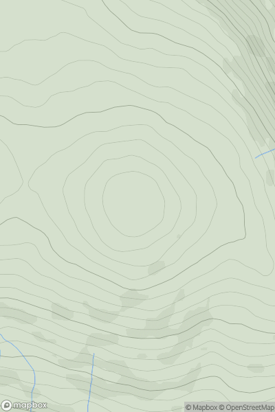 Thumbnail image for Prince William's Seat showing contour plot for surrounding peak