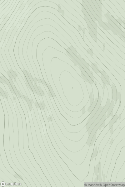 Thumbnail image for Church Mountain (Sliabh gCod) showing contour plot for surrounding peak