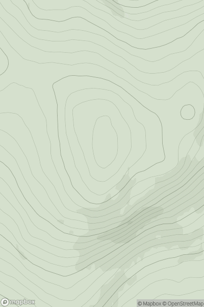 Thumbnail image for Sturrakeen (An Starraicin) showing contour plot for surrounding peak