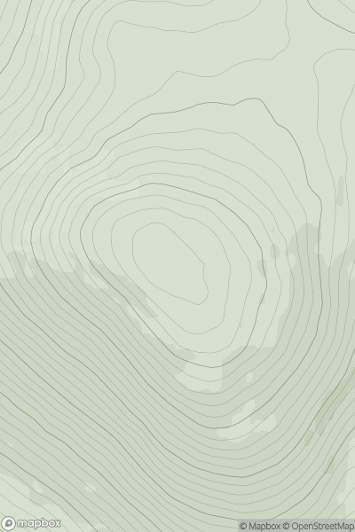 Thumbnail image for Knockroe (Cnoc Rua) showing contour plot for surrounding peak