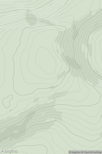 Thumbnail image for Coomataggart (Com an tSagairt) showing contour plot for surrounding peak