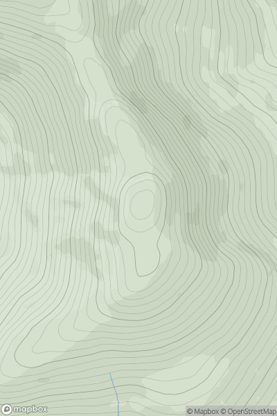 Thumbnail image for An Cnoc Riabhach (Knockreagh) showing contour plot for surrounding peak