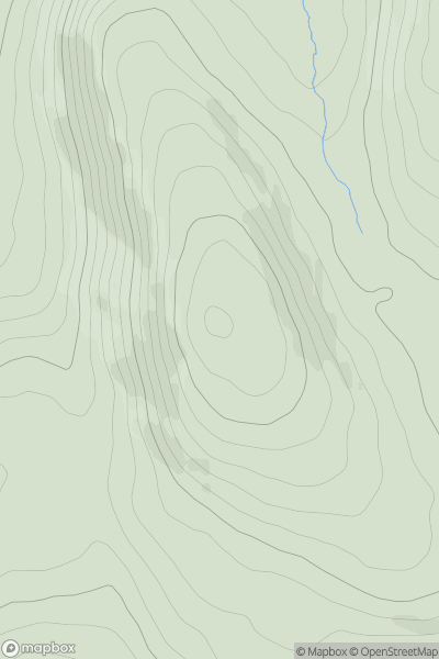 Thumbnail image for Crockfadda (An Cnoc Fada) showing contour plot for surrounding peak