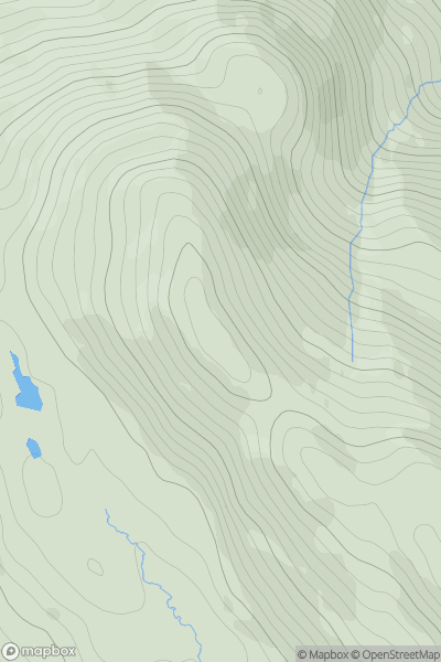 Thumbnail image for The Eagles Rock showing contour plot for surrounding peak