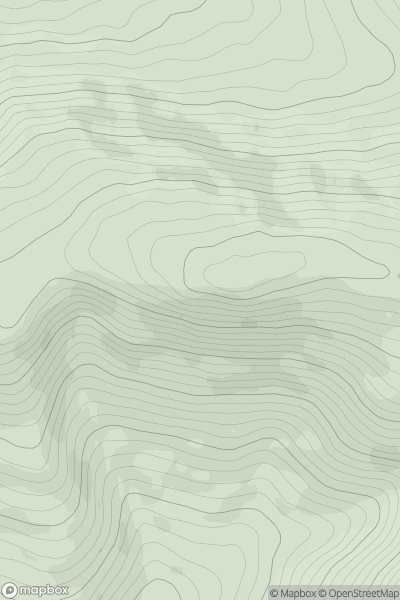 Thumbnail image for Cragnamurragh showing contour plot for surrounding peak