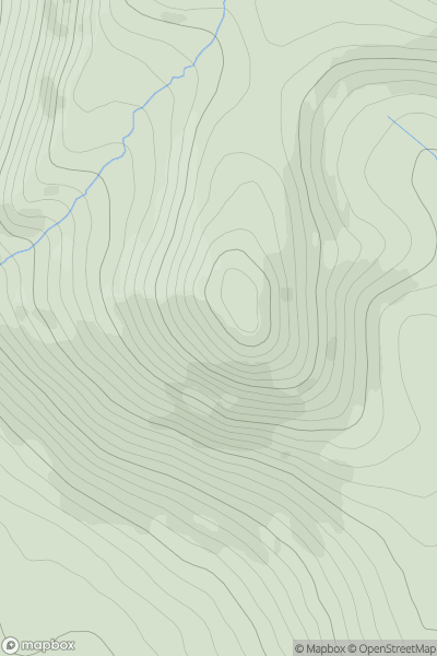 Thumbnail image for Rocky Mountain showing contour plot for surrounding peak