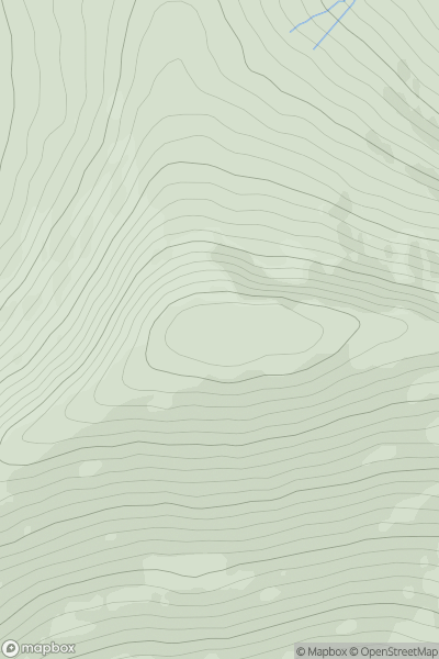 Thumbnail image for Slievebawn (Sliabh Ban) showing contour plot for surrounding peak