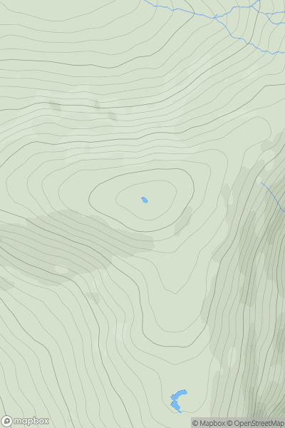 Thumbnail image for The Priest's Leap (Leim an tSagairt) showing contour plot for surrounding peak