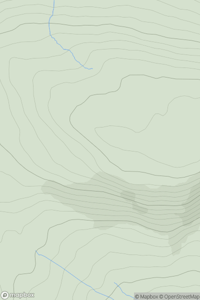 Thumbnail image for Bencroy (Gob na bhFiach) showing contour plot for surrounding peak