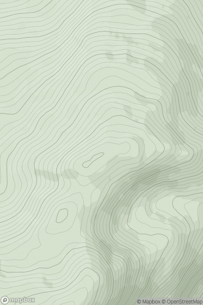 Thumbnail image for Knocknaveacal North Top showing contour plot for surrounding peak