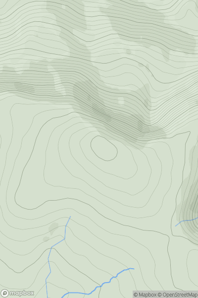 Thumbnail image for Mullaghbeg (Mullach Bog) showing contour plot for surrounding peak