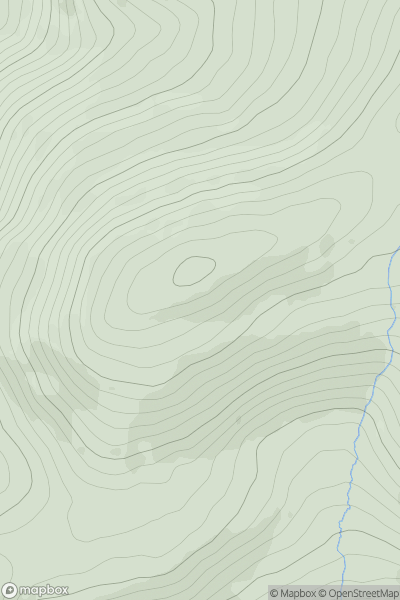 Thumbnail image for Nowen Hill SW Top showing contour plot for surrounding peak