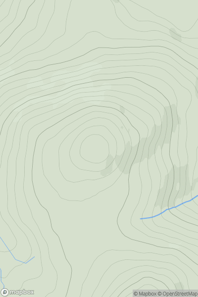 Thumbnail image for Knockahunna (Cnoc an Choinnaidh) showing contour plot for surrounding peak