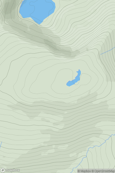 Thumbnail image for Knockreagh (An Cnoc Riabhach) showing contour plot for surrounding peak