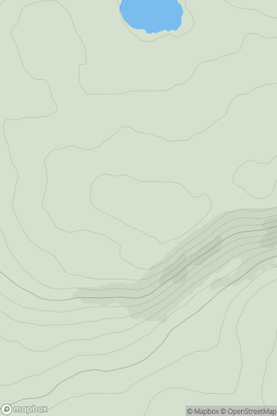 Thumbnail image for Benbrack (An Bhinn Bhreac) showing contour plot for surrounding peak