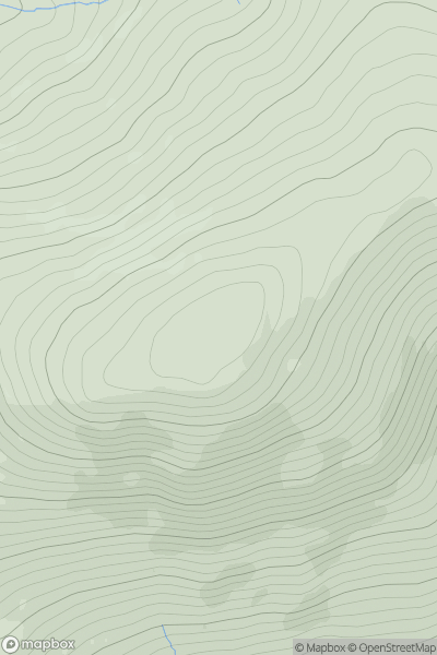 Thumbnail image for Sliabh Chathair na Gaoithe (Cahernageeha Mountain) showing contour plot for surrounding peak