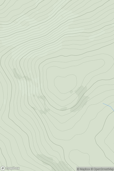 Thumbnail image for Barnastooka (Barnastooka NW Top) (Barr na Stuaice) showing contour plot for surrounding peak