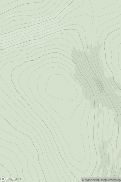 Thumbnail image for Musherabeg (Muisire Beag) showing contour plot for surrounding peak