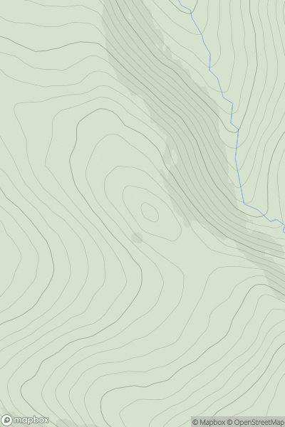 Thumbnail image for Tooreenmountain showing contour plot for surrounding peak