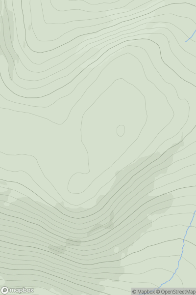 Thumbnail image for Crockskallabagh showing contour plot for surrounding peak
