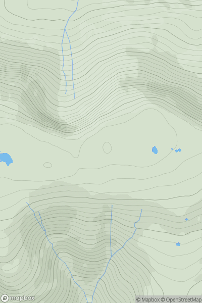 Thumbnail image for Log na Brice (mullach thoir thuaidh) (Lugnabrick NE Top) showing contour plot for surrounding peak
