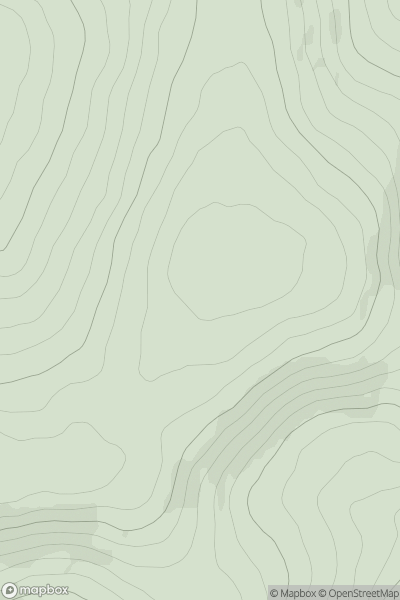 Thumbnail image for Learmount Mtn S Top (Carnakilly) showing contour plot for surrounding peak