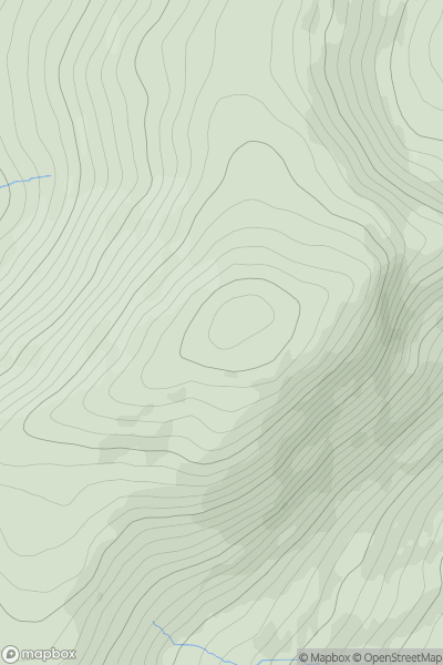 Thumbnail image for Derroograne showing contour plot for surrounding peak