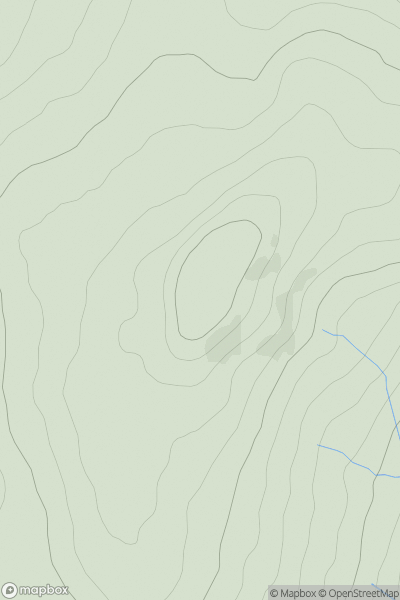 Thumbnail image for Carntogher (Carn Tochair) showing contour plot for surrounding peak