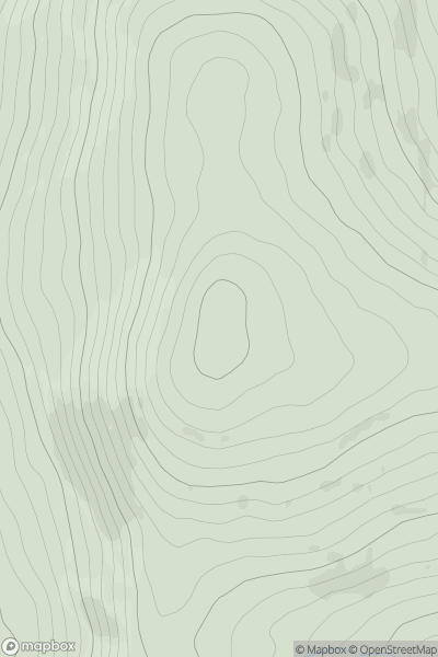 Thumbnail image for Croaghaun (An Cruachan) showing contour plot for surrounding peak