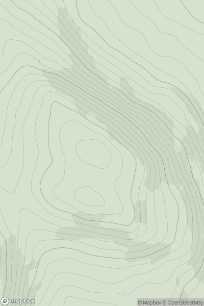 Thumbnail image for Broemountain (Broe Mountain) (Breo) showing contour plot for surrounding peak