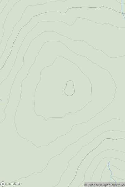 Thumbnail image for Crockaneel (Cnoc an Aoil) showing contour plot for surrounding peak