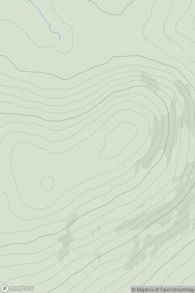 Thumbnail image for Crockglass showing contour plot for surrounding peak