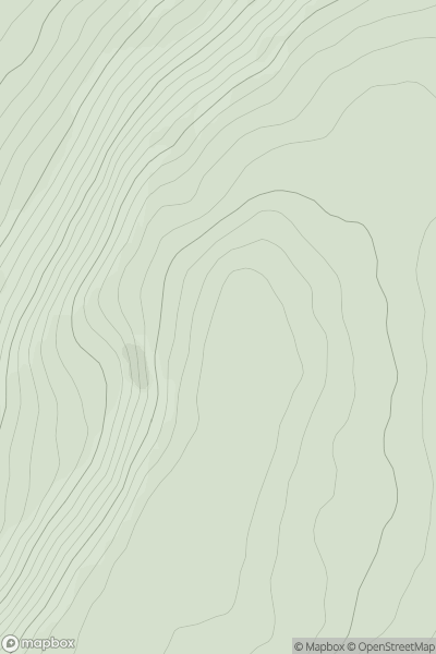 Thumbnail image for Bohaun (Na Bothain) showing contour plot for surrounding peak