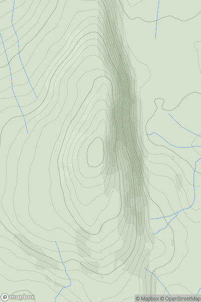 Thumbnail image for Dduallt showing contour plot for surrounding peak