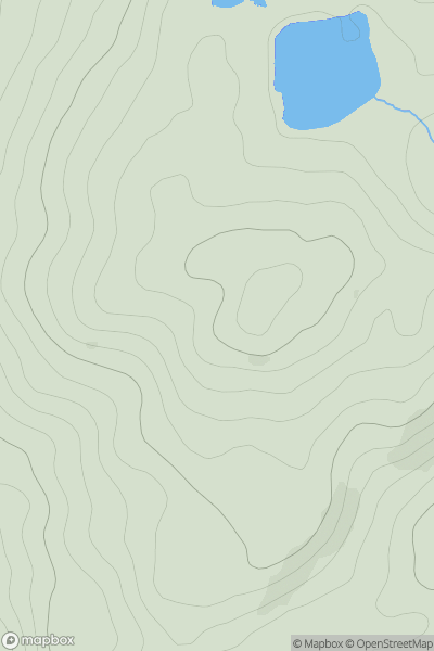 Thumbnail image for Crocknagapple showing contour plot for surrounding peak