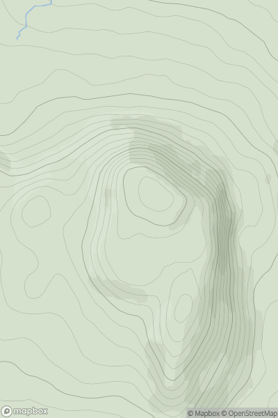 Thumbnail image for Benaughlin showing contour plot for surrounding peak