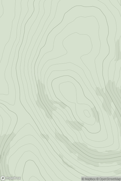 Thumbnail image for Fear Breagach showing contour plot for surrounding peak