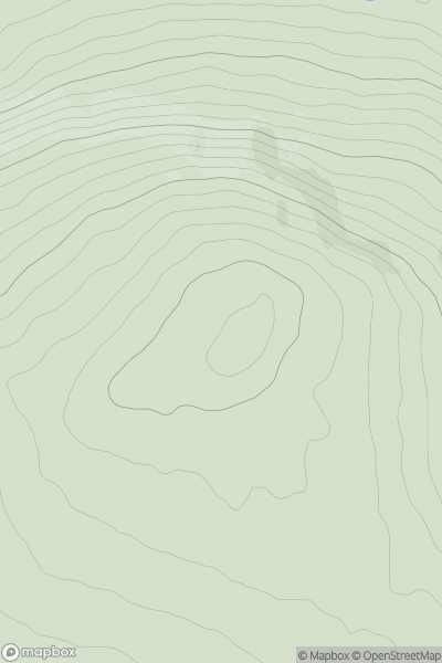 Thumbnail image for Bleanbeg showing contour plot for surrounding peak